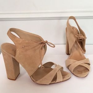Schutz suede heels